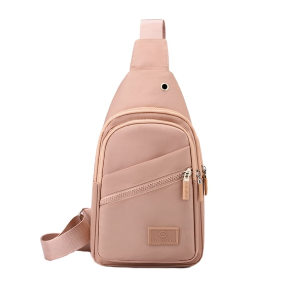 Back Pack Lunch Box for Men Large Capacity Fabric Sling Bag with Usb Charging Interface, Water Proof Sling Bag for Men Anti-Theft Front Pack