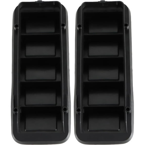 Back Panel Air Vent Relief Grille Cabin Pressure Air Vent Compatible with Colorado Silverado Sierra 1500 2500 3500 Replace#: 13596856 2PCS