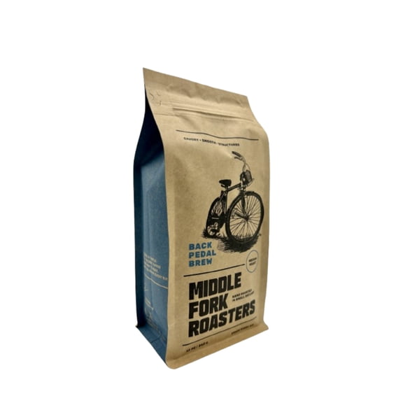Back Pedal Brew - Roasted by Middle Fork Roasters - Freshly Ground Coffee - 2lb Bag