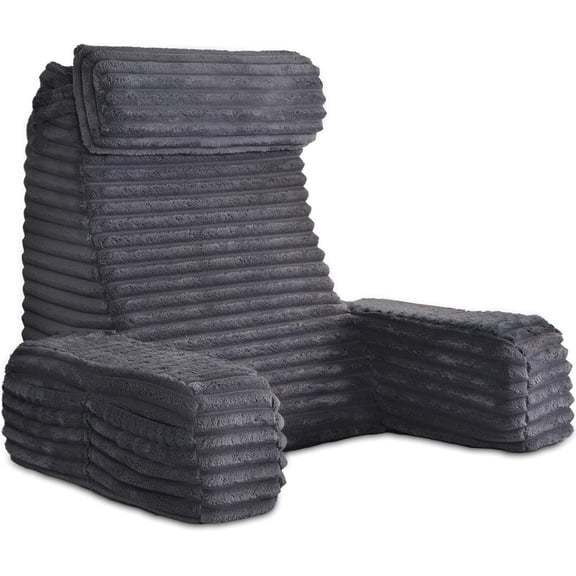 Back Pillow for Bed Sitting up, Reading Pillow for Sitting in Bed Adult, Back Support Chair Pillow for Sitting up Reading/Resting/Post Surgery/Watching TV/Gaming,Light