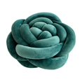 thumbnail image 1 of Back Pillow for Office Chair with Hand-Woven Rose Pattern, 17x17x6cm Sofa Back Decoration and Lumbar Pillow for Office Chair, 1 of 6
