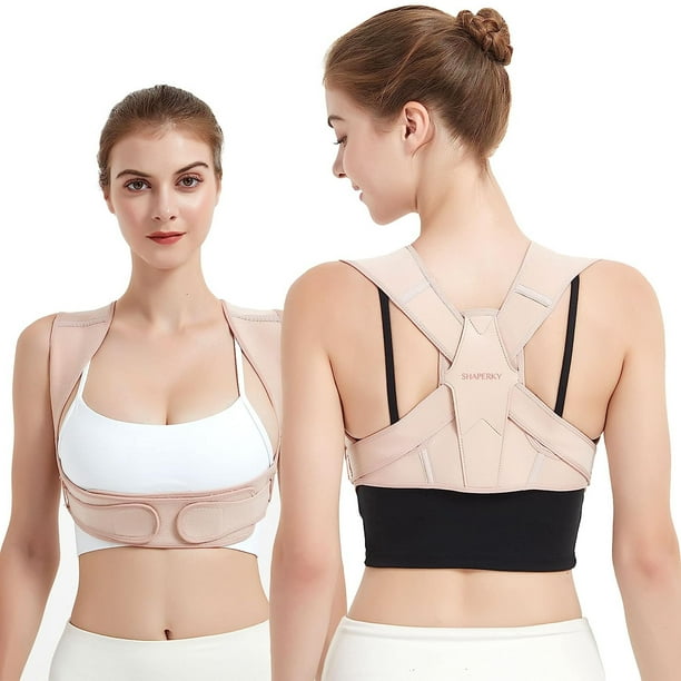 Back Posture Corrector Women Posture Brace Corset Back Posture Corrector Belt Vest For Column Posture Correction Nude L XL