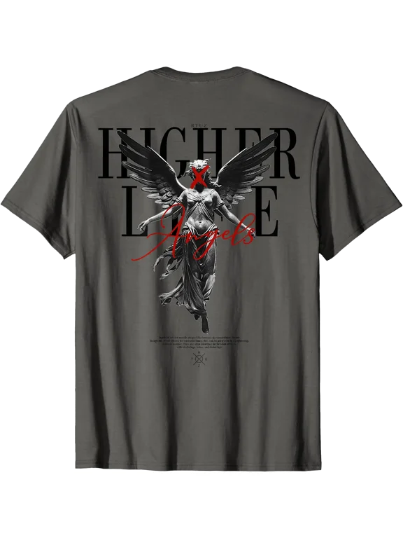 Back Print Y2K Aesthetic Streetwear Fashion Women Men Angel T-Shirt