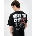 thumbnail image 1 of Back Printed Crew Neck T-Shirt, 1 of 6