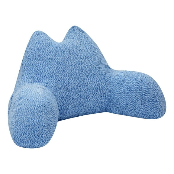 Back Rest Pillow for Sitting in Bed Adult Velvet Reading Pillow with Arms Support Cushion for Sitting Up on Couch Sofa Floor Watching TV Reading Gaming Dorm Essentials