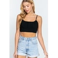 thumbnail image 1 of Back Ribbon Tie Cami Crop Top, 1 of 5