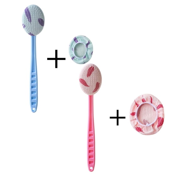 Back Rub Massage Brush Extra Long Handle Lotion Applicator Brush | Easy Back Rubs Massager For Body Care | Reusable Lotions Applicator Tool For Pain Relief And Relaxation Plastic