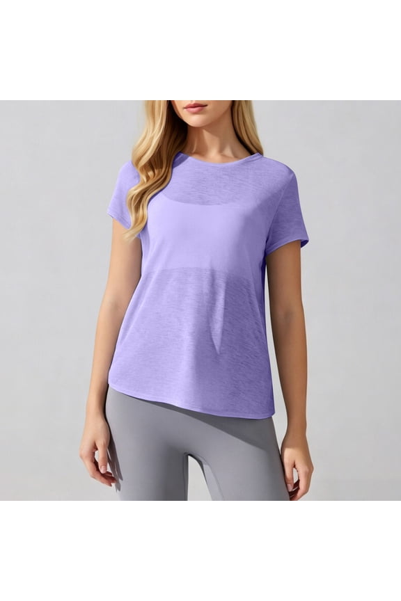 Back Running Sportswear Training Breathable Fitness Top Yoga T Shirt Womens Compression Cold Gear Turtleneck Women Womens Shirt T Shirts for Woman for Women Dry Tee