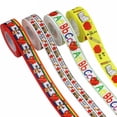 thumbnail image 1 of Back to Sch00l Handmade Ribbon Decorations Gift Wrapping D – Ribbons for Crafts Season Thread Printed Fabric Ribbon 2.2cm Heat Transfer for Ribbon 、Ribbons for Crafts、Back to Sch00l、taecher Supplies, 1 of 5
