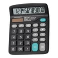 thumbnail image 1 of Back to School 12 Digit Desktop Calculator with Large LCD Display & Big Buttons, Solar & Battery Dual Powered Basic Calculator, Simple Standard Function Calculating Tool for Home, School & Office Use, 1 of 4