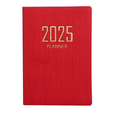 Back to School! 2025 Planner Notebook Mini Daily Schedule Notepad Mini Agenda Pocket Notepad Portable Academic Year Diary Planner Calendar Book for Stationery Office School Supplies