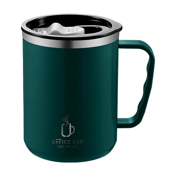 Back to School!Back to School!Stainless Steel Double Walled Mugs,Stainless Steel Insulated Mug with Handle,Metal Coffee & Tea Cup Mug,Hot and Cold Multi-purpose Innovative Insulation Tea Cup