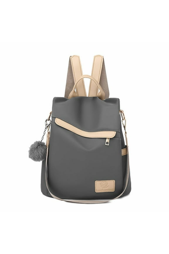 Back to School Backpack - Backpack for Women, 17.3 Inch Travel Laptop Backpacks for Work College, Large Capacity Water-Repellent Anti Theft Computer Bags Woman with Laptop Compartment Stylish, Grey