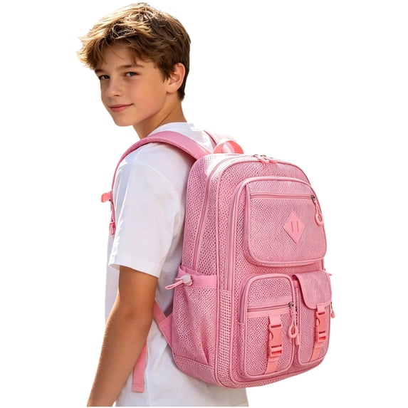 Back To School Backpack Breathable Mesh Gym Backpack for Students And Adults Lightweight Comfortable Daily College School Daily Use Rucksack With Well Ventilated And Padded Straps