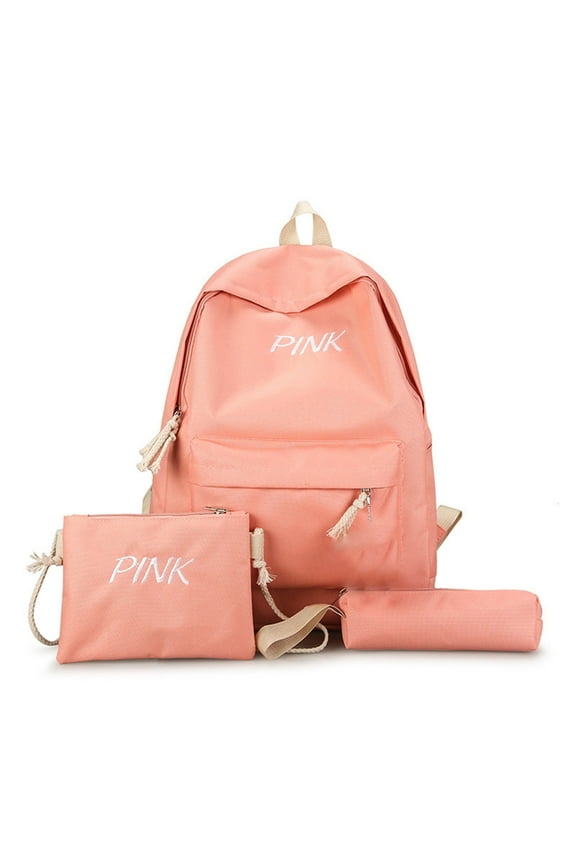 Back to School Backpack - Laptop Backpack for Women,15.6 Inch Laptop Backpack for Work,Water Resistant Travel Backpack,College Bookbag with Wallet (Pink)