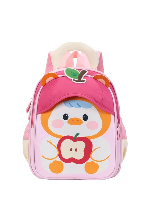 Back To School Backpack Students Cartoon Backpack for Students Large Capacity With Cute 3D Character Design Lightweight Travel Bookbag for Mens And Womens