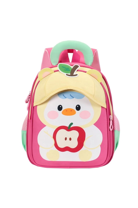 Back To School Backpack Students Cartoon Backpack for Students Large Capacity With Cute 3D Character Design Lightweight Travel Bookbag for Mens And Womens
