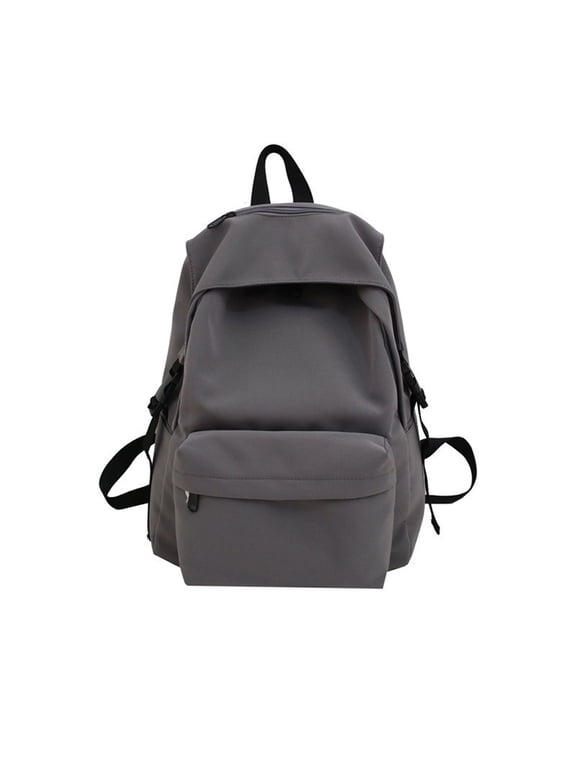 Back to School Backpack - SuperBreak Plus Backpack with Padded 15-inch Laptop Sleeve and Integrated Bottle Pocket - Spacious and Durable Daypack for Work and Travel - Gray