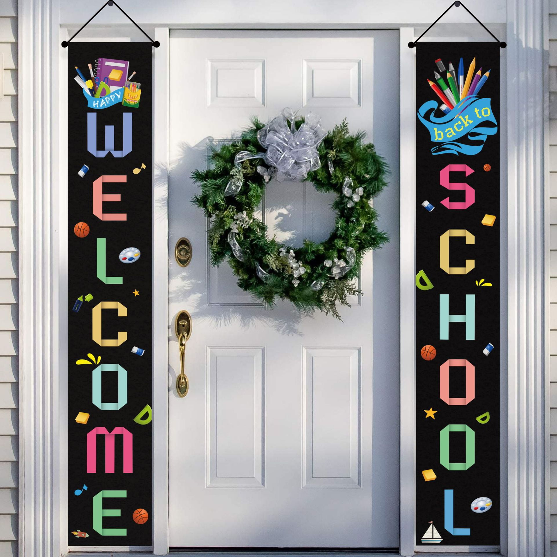 Back to School Banner Welcome Banner for First Day of School ...