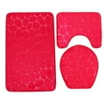 thumbnail image 1 of Back To School!Bathroom Rug Sets with Toilet Cover,3 Piece Rug Sets for The Living Room,Super Soft Non Slip Bathtub Carpet and Absorbent Bath Mat, Bathroom Carpet, Plush Bath Mat for Bathroom, 1 of 8