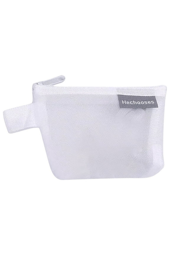 Back to School Anckoeil Nylon Three-dimensional Triangular Mesh 0 Wallet Large Capacity Key Bag Card Bag 0 Money Bag Transparent Storage Bag