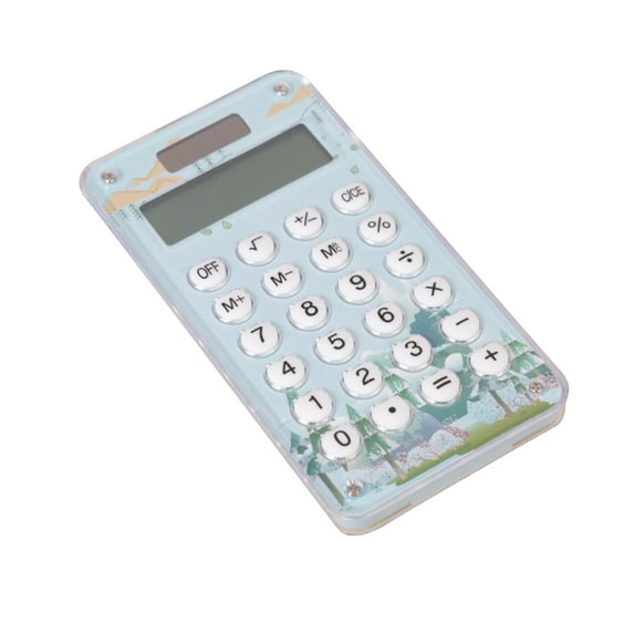 Back to School Chmadoxn Desk Basic Cute Calculator, Small Portable Standard Calculator 8 Digit Handheld Desktop Calculator with Large LCD Display and Buttons, Cute Office Desk Supplies