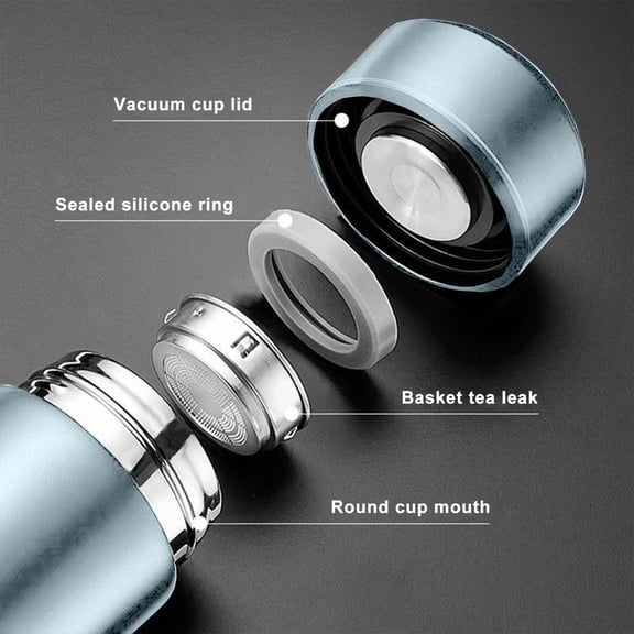 Back to School Chmadoxn Water Bottle 304 Stainless Steel Vacuum Cup ,Travel Mug, Keep Hot or Cold, Car Portable Travel Tea Coffee Vacuum es Cup,Insulated Water Bottle