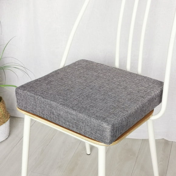 Kabnic Velvet Sofa Sponge Cushion, Solid Color Seat Cushion Window Cushion Warm and Comfortable Tatami Cushion Gray