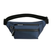 Back to School Clearance! Kukoosong Fanny Pack for Men Multi-Functional Chest Bag Mens Fashion Cross-Body Travel Outdoor Backpack Leisure Sports Shoulder Bag Sling Bag for Men Blue One Size
