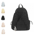 thumbnail image 1 of Back to School Cutecore Backpack,Pastel 5 Colors Quilted Wing School Backpack,School Supplies For Kids, Water Resistant Polyester School Bag, Back To School Supplies for School Supplies For Kids-C, 1 of 6