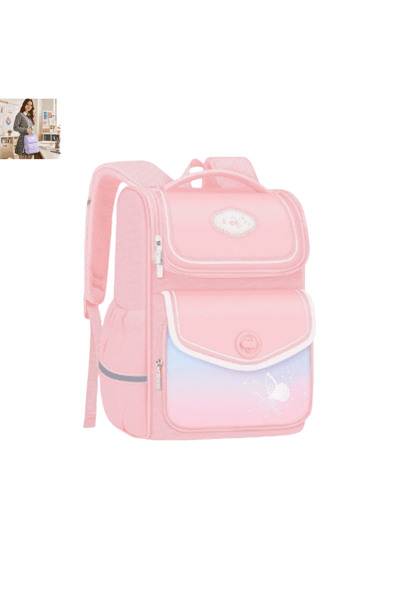 Back To School Cutecore Backpack,Stain Resistant Hard-Shell School Backpack With Large Layered Space, Comfortable Shoulder Design, Daily Back To School Supplies For Storing Textbooks And Stationery-B