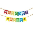 thumbnail image 1 of Back to School Decorations Banner Welcome Sign Classroom Hanging Decor School Bus Pencil Theme First Day of School Party Supplies Bulletin Board Bunting Garland No DIY Needed, 1 of 7