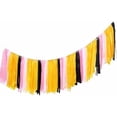 thumbnail image 1 of Back to School Decorations Pencil Classroom Ribbon Garland 7.5 ft Handmade Colorful Ribbon Hanging Tassel Garland Welcome Back to School Banner for Classroom, Mantle, Wall, Party Supplies, 1 of 7
