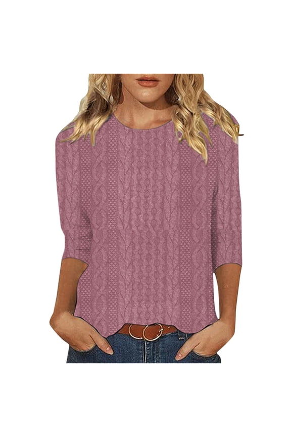 Spring Tops for Women Shirts 3/4 Sleeve T Shirts Blouses Spring Boho my reorder list