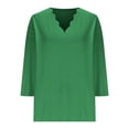 thumbnail image 1 of Women's Fall T-Shirts Womens Shirts Print 3/4 Sleeve Tops for Women Blouses Fall Work Reorders, 1 of 5