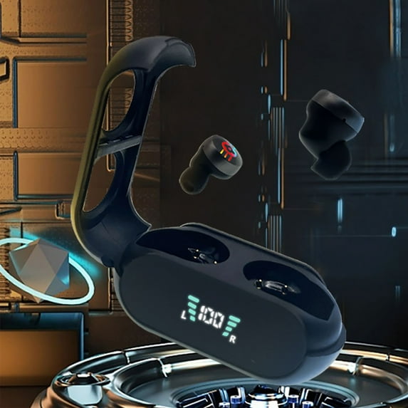 Back to School Gifts under $5 Bluetooth Earphones IPX4 Water Proof Wireless Earbuds With Wireless Charging Case With Headset Built In Mic For Sport Clear Calls Work Music on Clearance