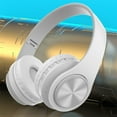 thumbnail image 1 of Back to School Gifts under $5 Bluetooth Headset With Microphone Wireless Headset With Mic Bluetooth 5.0 Headset 10 Hrs Working Time Noise Cancelling Bluetooth Headset on Clearance, 1 of 8