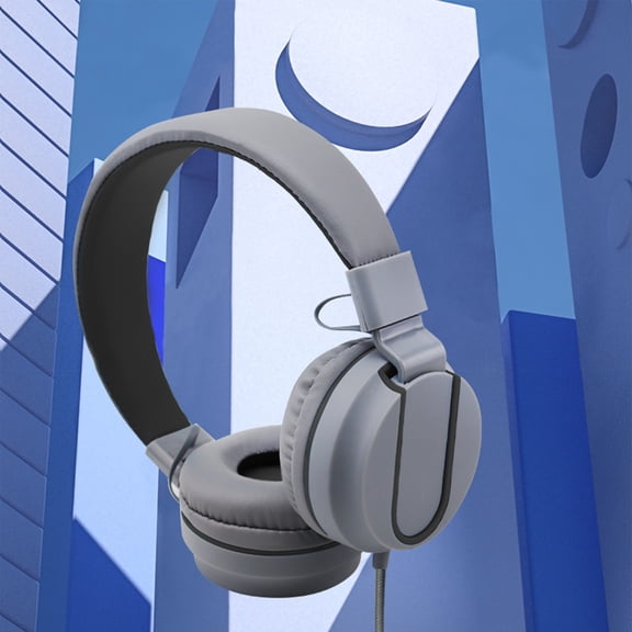 Back to School Gifts under $5 Stereo Gaming Headset Noise Canceling Over-Ear Headset With Microphone Bass Surround Soft Memory Ear Cups For Computer on Clearance