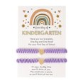 thumbnail image 1 of Back to School Gifts Mommy and Me Bracelets Mother Son Matching Bracelets Adjustable Braided Wristbands with First Day of Kindergarten Inspirational Card for Boys Girls Jewelry Gifts, 1 of 6