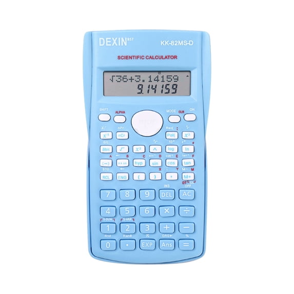 Back to School Gifts Science Calculator 12 Digits Dual Line Display Multifunctional Learning Science Function Calculator Suitable For Primary, Secondary, And College Students