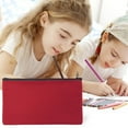 thumbnail image 1 of Back to School Kdkad Pencil Pouch, Bulk Zipper Pencil Pouch, School Supplies, Creative Pencil Case Large Capacity Student Pencil Case, Bulk File Bag Waterproof Document Pouch Multipurpose for Office, 1 of 6