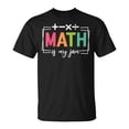 thumbnail image 1 of Back to School Math Is My Jam T-Shirt, Funny Math Teacher Graphic Tee for Students and Educators, Cute Classroom Outfit, STEM Education Shirt, Teacher Appreciation Gift, 1 of 3