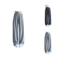thumbnail image 1 of Back To School Outfits for Girls Solid Color Sweatpants Girls Casual Pants Elastic Waist Wide Leg Joggers For Everyday Wear Spring Summer Outfit With Sneakers Age 9 16 Years, 1 of 9