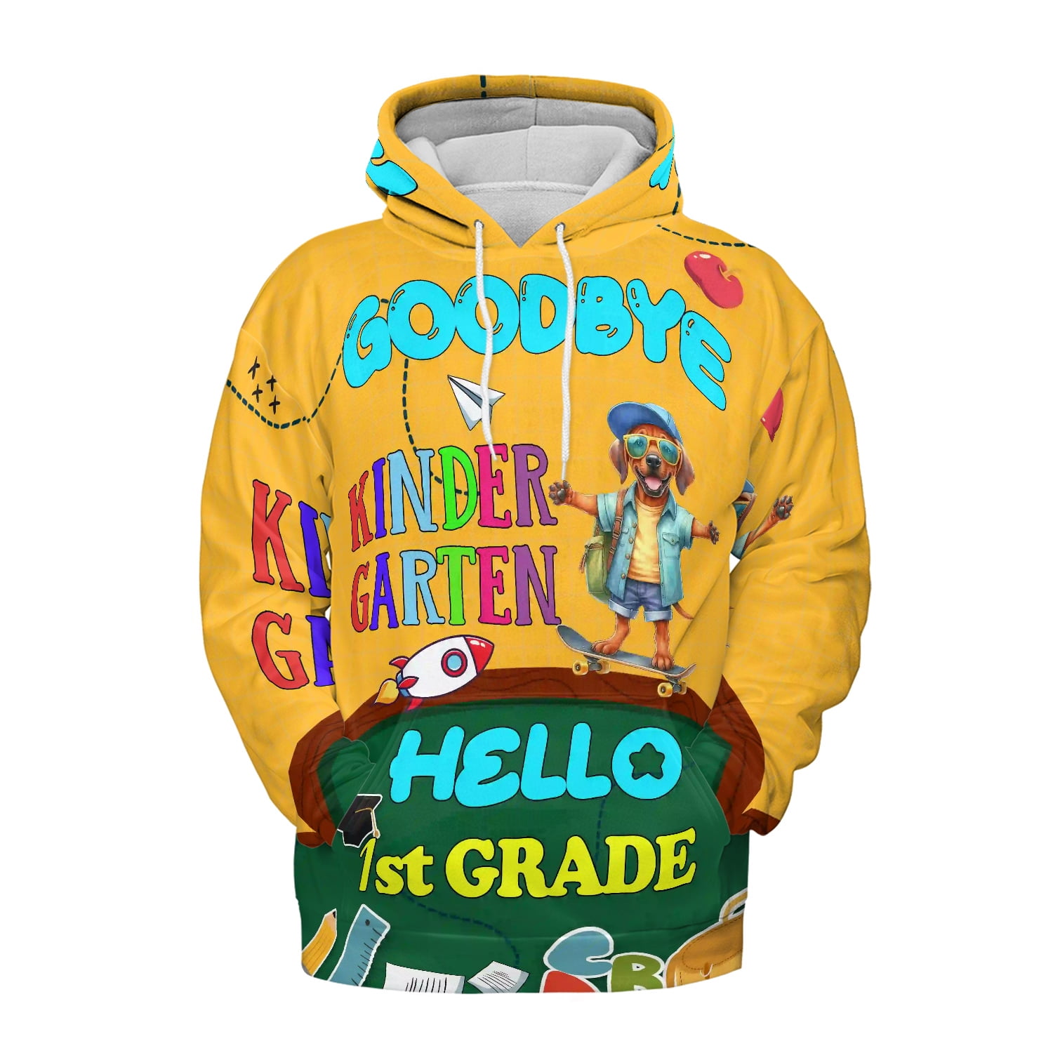Back to School Rhodesian Ridgeback Goodbye Kindergarten Hello 1st Grade ...