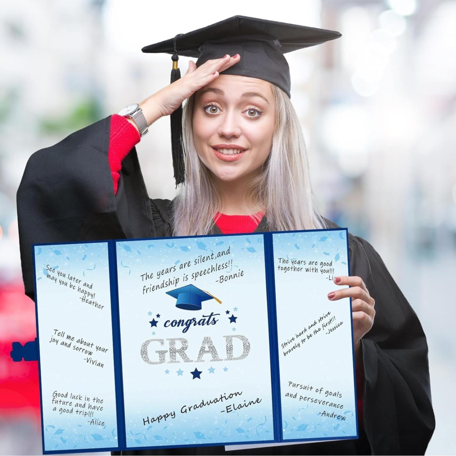 Back to School Sale Greeting Card,2024 Graduation Guest Book