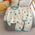 thumbnail image 1 of BXSRUTA Toddler Boys Outfit Sets Toddler Kids Kid Girls Boys' Casual Long Sleeve Casual Loungewear Thin Home Clothing Two Piece Set, 6T, 1 of 1