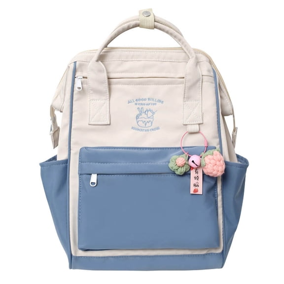 Christmas Decorations VOAVEKE Backpacks For School,School Supplies, Versatile Large Capacity Junior High School Student Backpack Color Matching Foolproof Backpack New Student Backpack