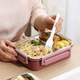 thumbnail image 1 of VOAVEKE Lunch Box,Snack Box,304 Stainless Steel Lunch Box Sealed Lunch Box Portable Lunch Box For Students And Office Workers Microwaveable Lunch Box, 1 of 4