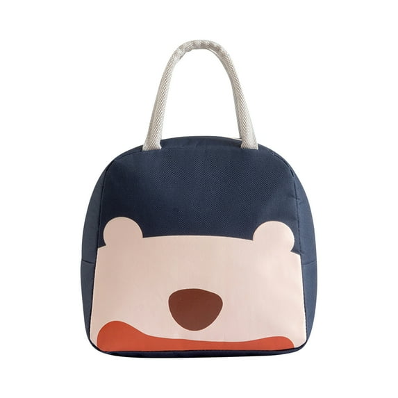 Back to School Savings! ESULOMP Insulated Lunch Bag for Women/Men, Leakproof Cooler Food Lunch Containers Reusable High Capacity Lunch Tote Bags for Work, School, Camping, Travel, Picnic (Navy)