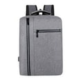 thumbnail image 1 of ESULOMP Laptop Backpacks Backpacks with USB Charging Slit for Men Womens Take Precautions Against Theft College Computer Backpacks Fits Laptop and Notebook Gray, 1 of 7